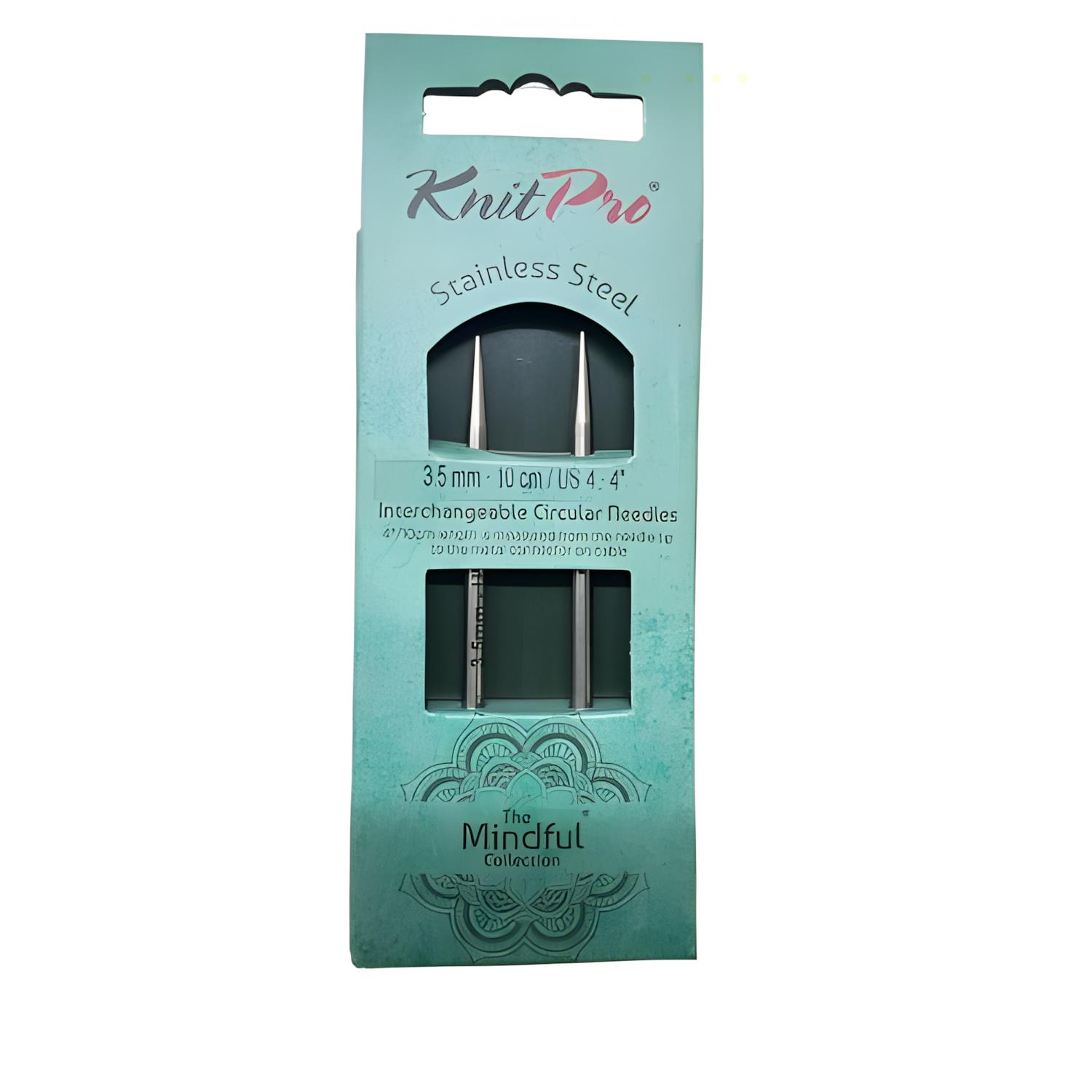 KnitPro Mindful Misinasız Şiş 10 cm 3617X 3,5 mm
