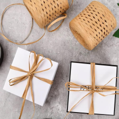 Şık Raffia Rafya Şapka Çanta Kağıt İp 200 gr YZS200 G90 Lila