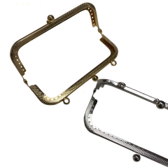 Metal Çanta Cüzdan Sapı Bursu 8.5 cm X14 Altın