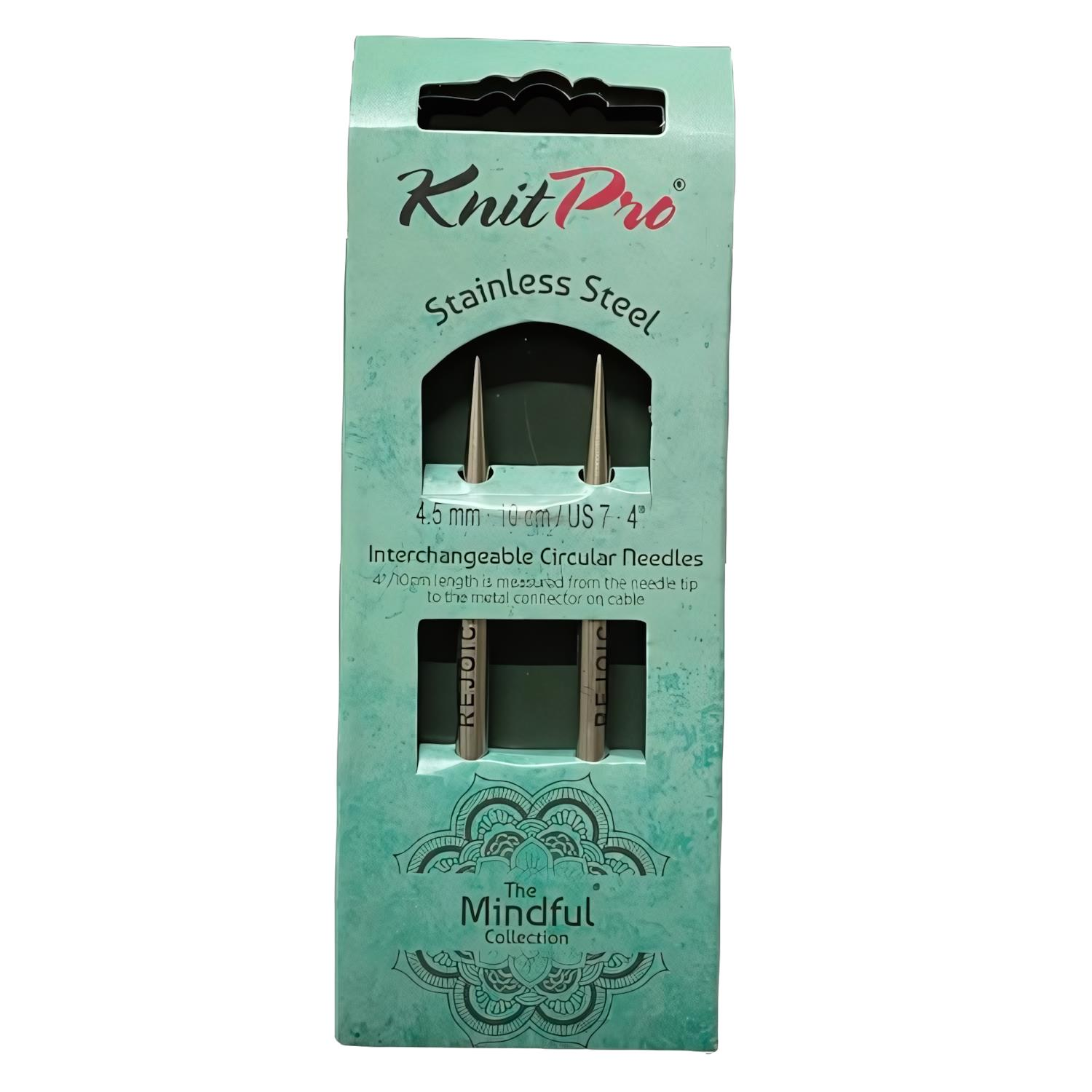 KnitPro Mindful Misinasız Şiş 10 cm 3617X 4,5 mm