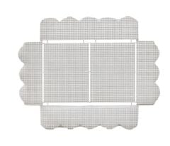 Plastik Kanvas Peçetelik PT - 11,5 x 23,5 cm