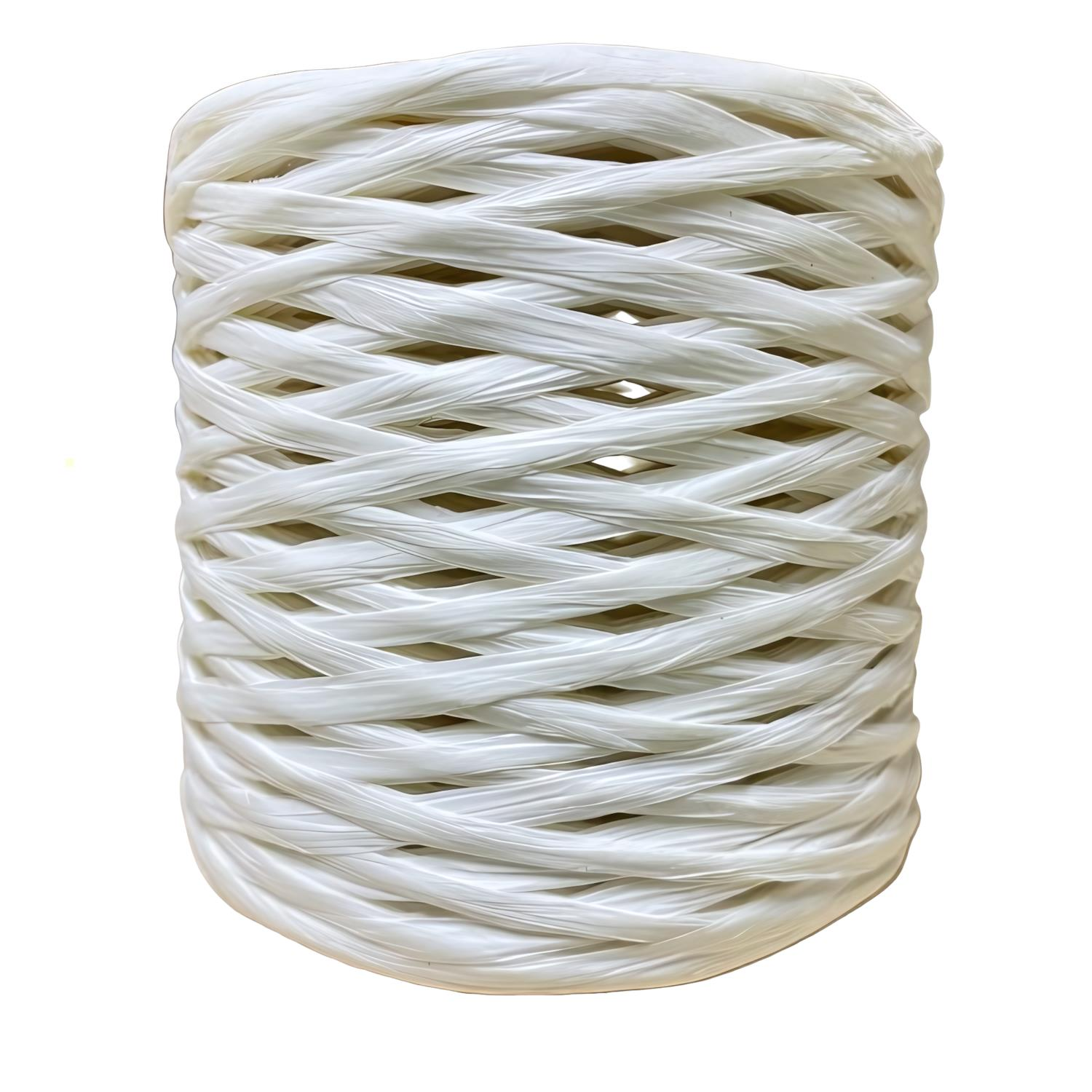 Şık Raffia Rafya Şapka Çanta Kağıt İp 200 gr YZS200 G14 Beyaz