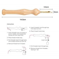 SKC Ahşap Punch Panç İğnesi Makinesi Aleti