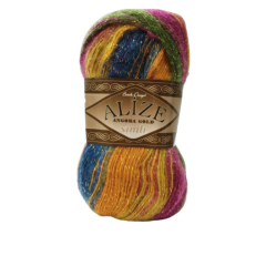 Alize Angora Gold Simli Batik El Örgü İpliği 100 Gr