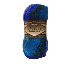Alize Angora Gold Simli Batik El Örgü İpliği 100 Gr