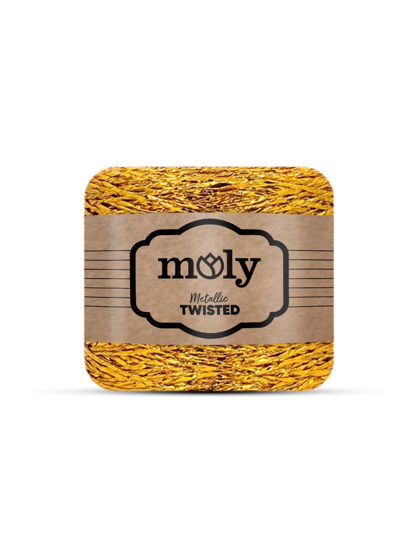 Moly Twisted Metalik Kağıt İp 250 Gr