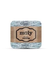 Moly Twisted Metalik Kağıt İp 250 Gr 440 Ebruli