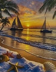 5D Yapışan Boncuk Mozaik Tablo 30*40 cm YZSX27