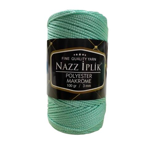Nazz Polyester Makrome El Örgü İpi 100 gr 30 Açık Turkuaz