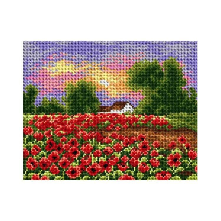 Orchidea Baskılı Goblen Çiçekler 2182 24*30 cm