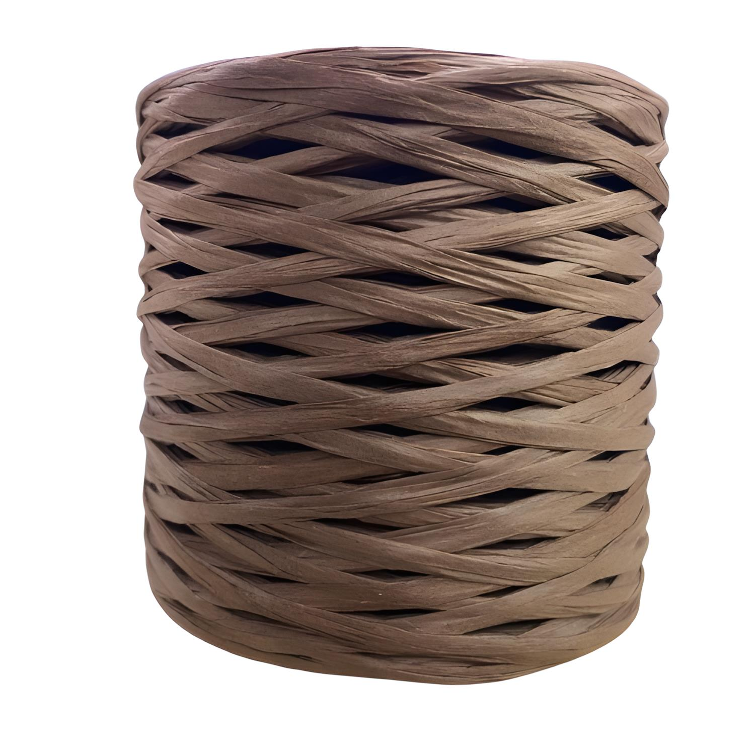 Şık Raffia Rafya Şapka Çanta Kağıt İp 200 gr YZS200 G43 Acı Kahve
