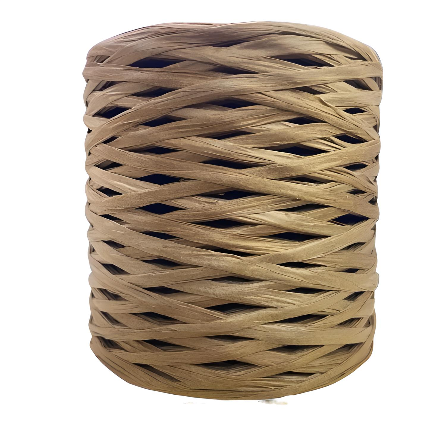 Şık Raffia Rafya Şapka Çanta Kağıt İp 200 gr YZS200 G44 Kahve
