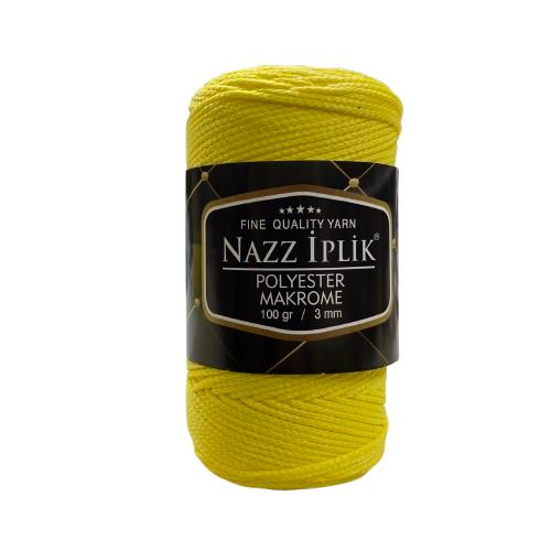 Nazz Polyester Makrome El Örgü İpi 100 gr 36 Sarı