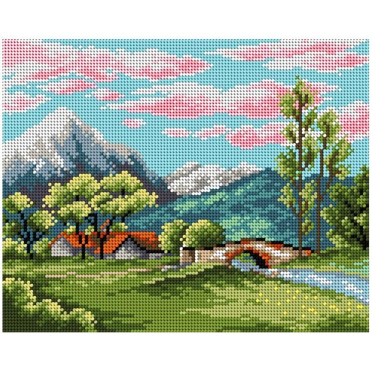 Orchidea Baskılı Goblen Manzara 2362 24*30 cm