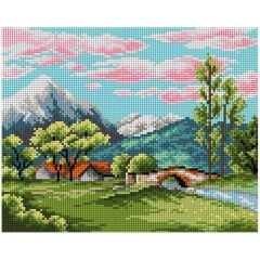 Orchidea Baskılı Goblen Manzara 2362 24*30 cm