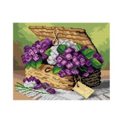 Orchidea Baskılı Goblen Çiçek 3087 24*30 cm