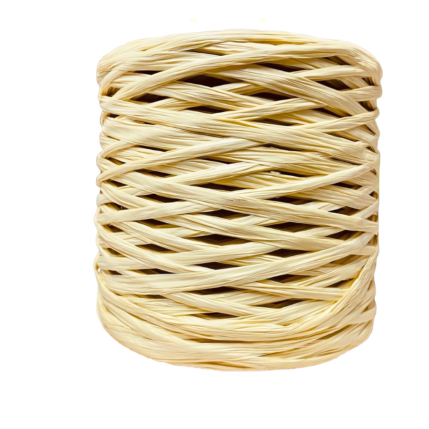 Şık Raffia Rafya Şapka Çanta Kağıt İp 200 gr YZS200 G46 Bej