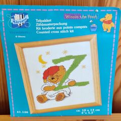 Vervaco 41126 Winnie the Pooh Z Etamin Kit Pano Tablo