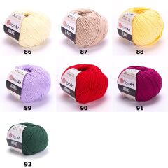 YarnArt Jeans 50gr Pamuk Cotton Amigurumi El Örgü İpi İpliği Yünü 15 Bebe Mavi