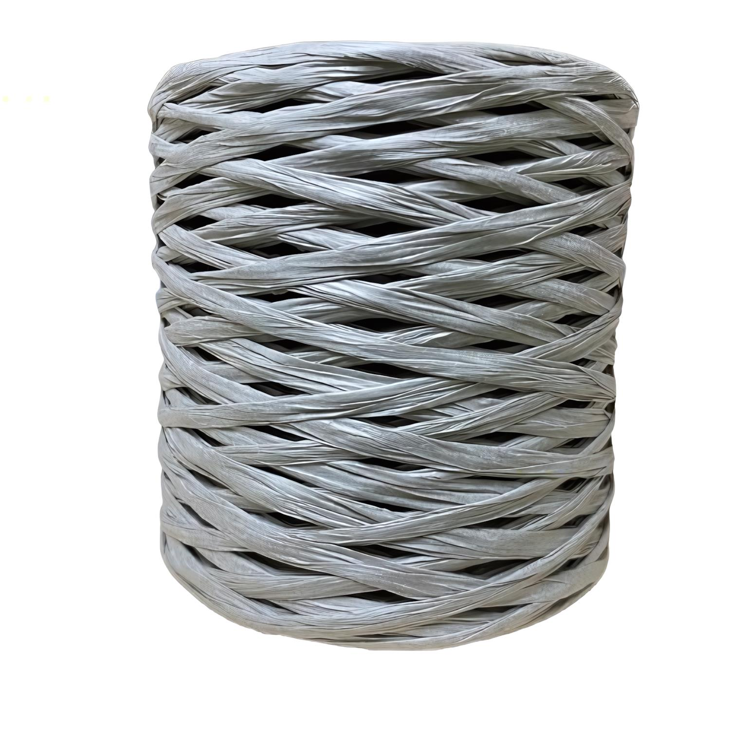 Şık Raffia Rafya Şapka Çanta Kağıt İp 200 gr YZS200 G53 Gri
