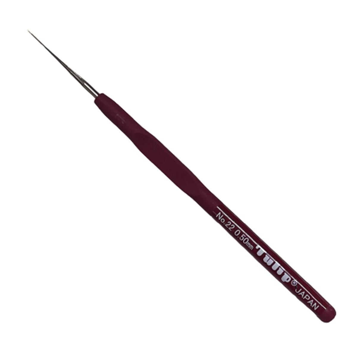 Tulip Silikon Saplı Elastik Dantel Tığı No:22 0.50 mm