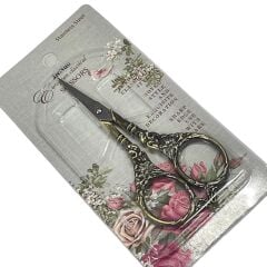 JieNuo Oymalı Desenli Dikiş Nakış Açılış Kurdele Davet Makası 2dksm-07