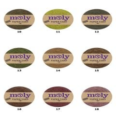 Moly Paper Yarn Kağıt İp Hasır Çanta Runner Şapka Amerikan Servis 250gr