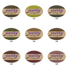 Moly Paper Yarn Kağıt İp Hasır Çanta Runner Şapka Amerikan Servis 250gr 01 Kar Beyaz