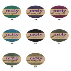 Moly Paper Yarn Kağıt İp Hasır Çanta Runner Şapka Amerikan Servis 250gr