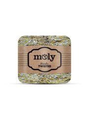 Moly Twisted Metalik Kağıt İp 250 Gr 440 Ebruli
