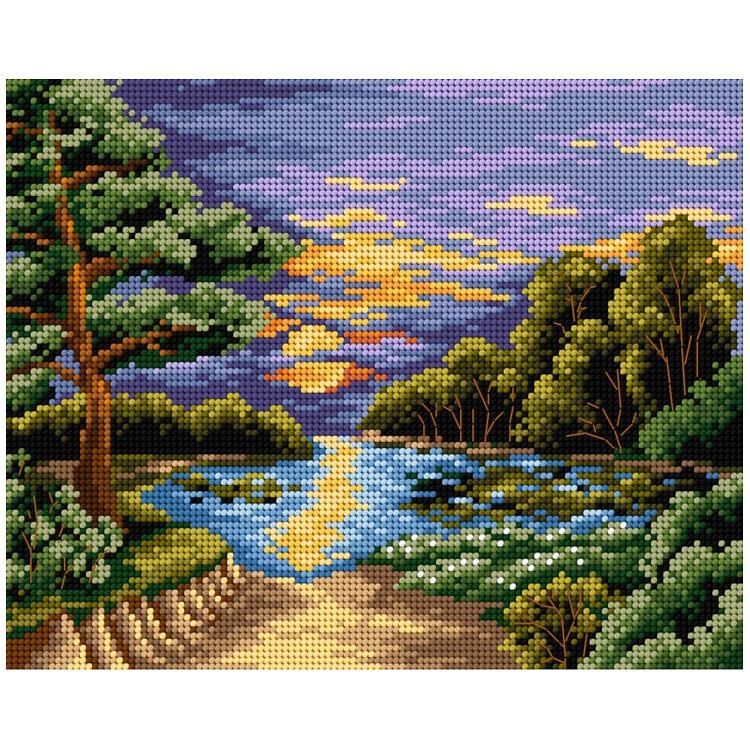 Orchidea Baskılı Goblen Manzara 2347 24*30 cm