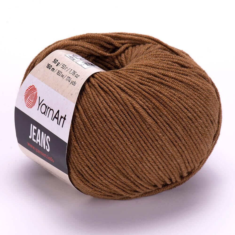 YarnArt Jeans 50gr Pamuk Cotton Amigurumi El Örgü İpi İpliği Yünü 40 Kahverengi