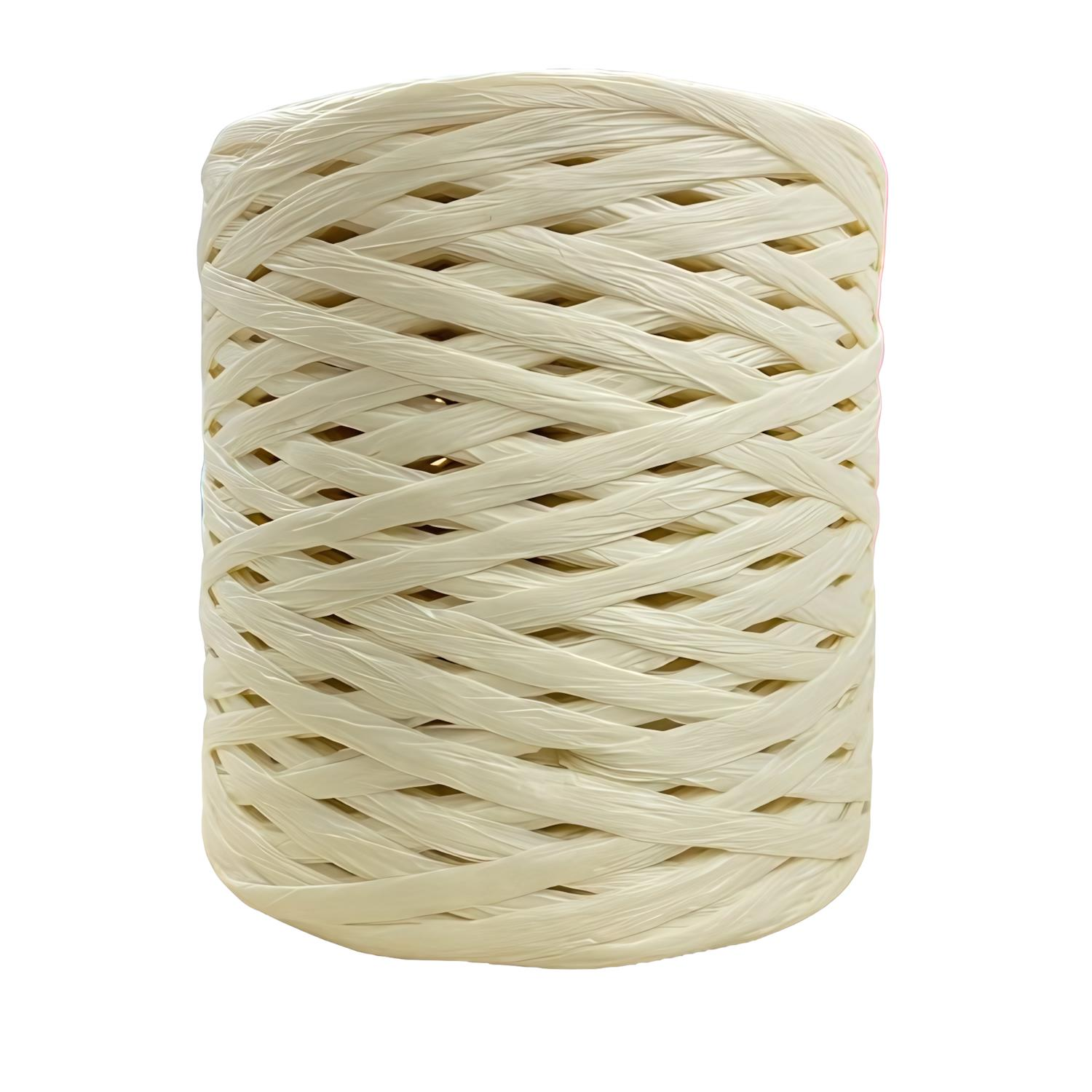 Şık Raffia Rafya Şapka Çanta Kağıt İp 200 gr YZS200 G8 Krem