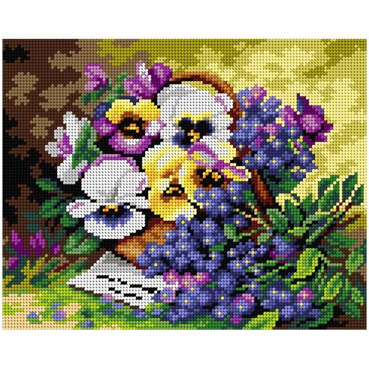 Orchidea Baskılı Goblen Çiçek 2706 24*30 cm