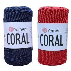 YarnArt Coral Slim Supra Yumuşak ve Parlak Örgü İpi 200 gr