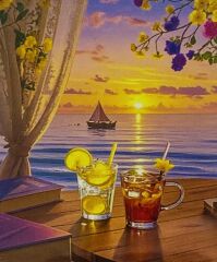 5D Yapışan Boncuk Mozaik Tablo 40*50 cm H5X06