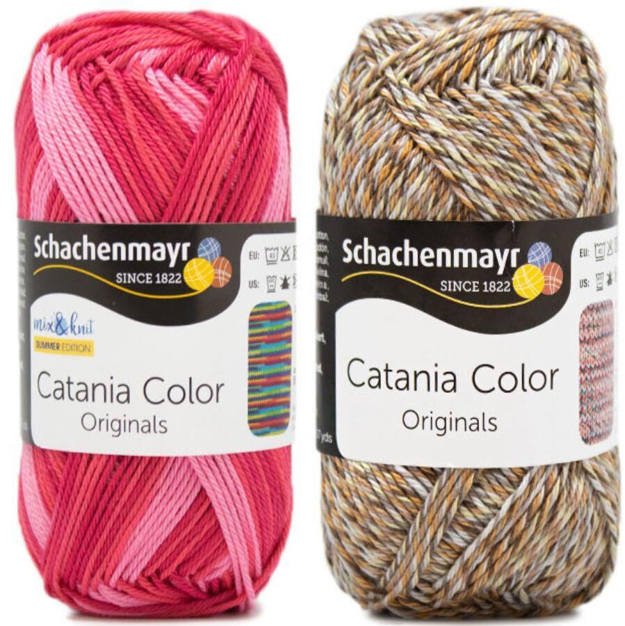 Schachenmayr Catania Color Ebruli Pamuk Amigurumi El Örgü İpi İpliği Yünü