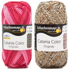 Schachenmayr Catania Color Ebruli Pamuk Amigurumi El Örgü İpi İpliği Yünü