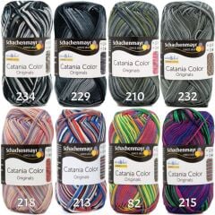 Schachenmayr Catania Color Ebruli Pamuk Amigurumi El Örgü İpi İpliği Yünü