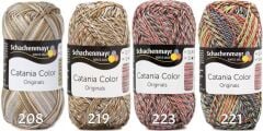 Schachenmayr Catania Color Ebruli Pamuk Amigurumi El Örgü İpi İpliği Yünü