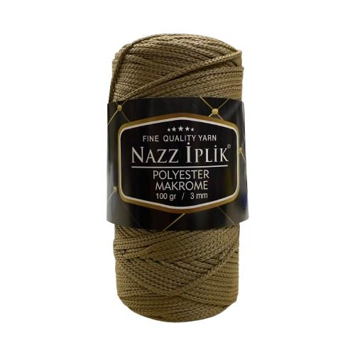Nazz Polyester Makrome El Örgü İpi 100 gr 49 Toprak