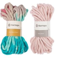 Kartopu Wool Decor & Prints El Örgü Saf Yün