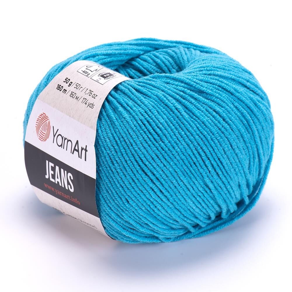 YarnArt Jeans 50gr Pamuk Cotton Amigurumi El Örgü İpi İpliği Yünü 55 Koyu Turkuaz