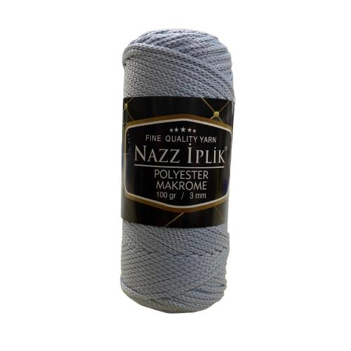 Nazz Polyester Makrome El Örgü İpi 100 gr 51 Bebe Mavi