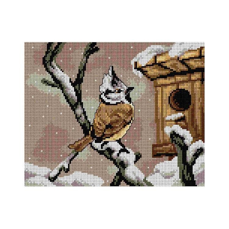 Orchidea Baskılı Goblen Kuş 2821 24*30 cm