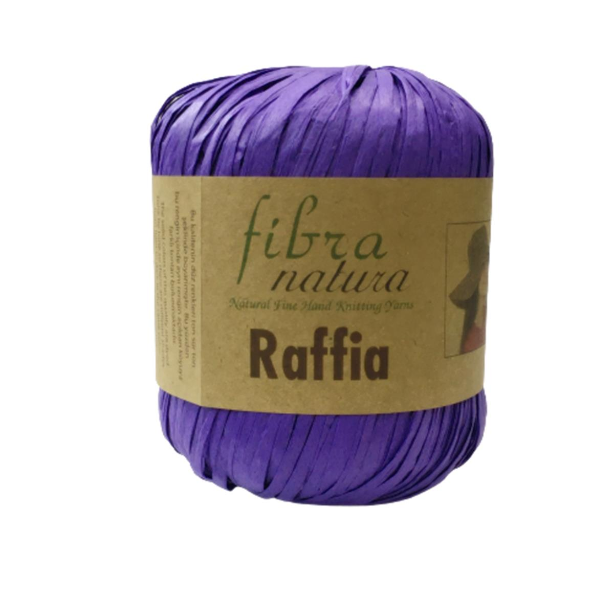 Himalaya Fibra Natura Raffia - Rafya Şapka Çanta Kağıt İp 116 08 Lavanta