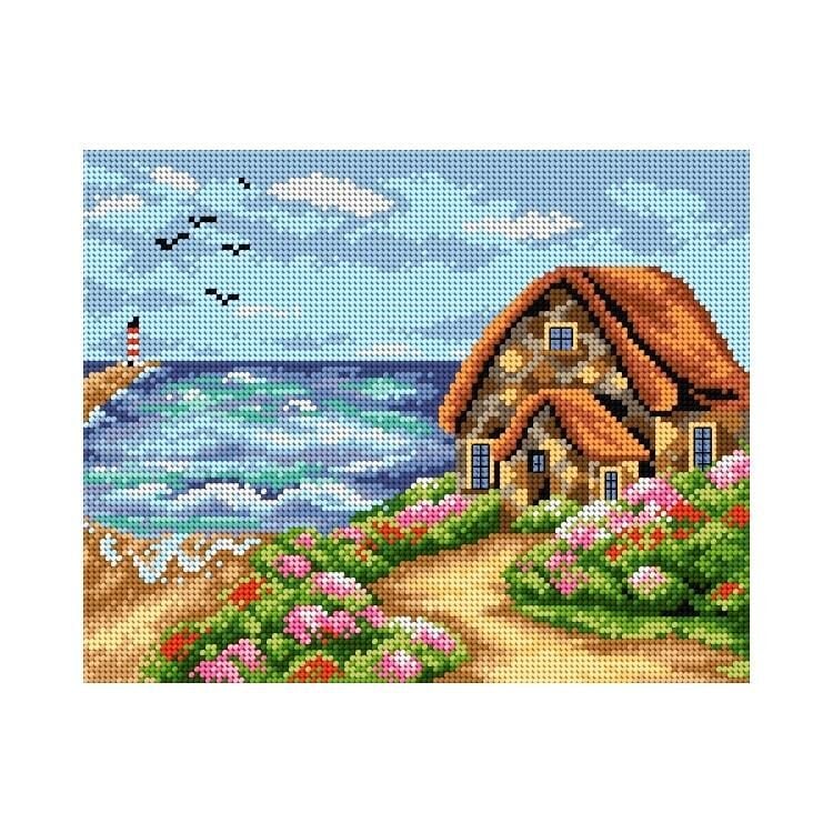 Orchidea Baskılı Goblen Manzara 2408 24*30 cm