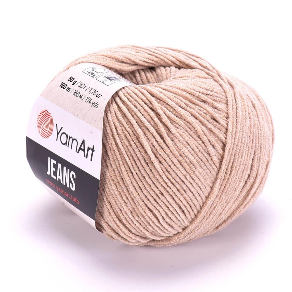 YarnArt Jeans 50gr Pamuk Cotton Amigurumi El Örgü İpi İpliği Yünü 87 Bej