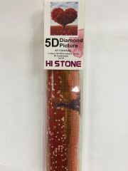 5D Yapışan Boncuk Mozaik Tablo 40*50 cm H5X12