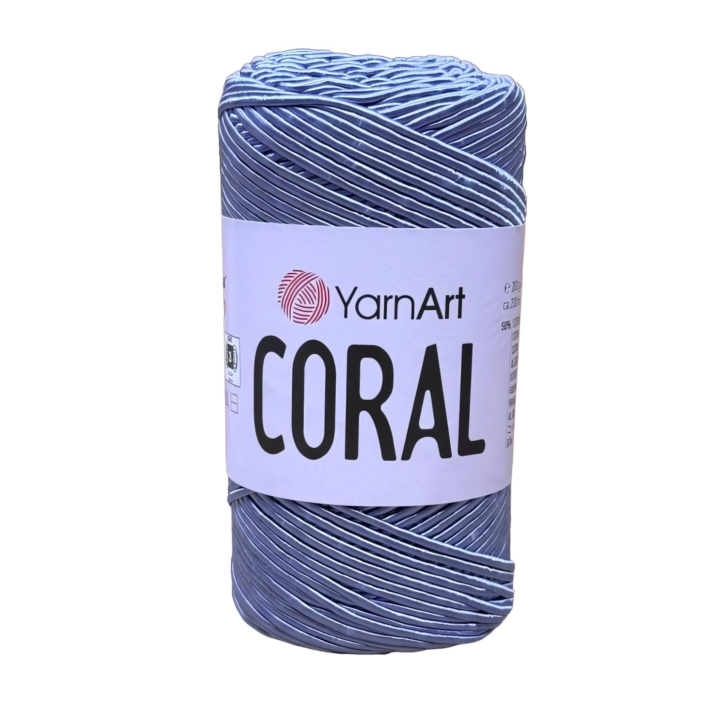 YarnArt Coral Slim Supra Yumuşak ve Parlak Örgü İpi 200 gr 1916 Havacı Mavi